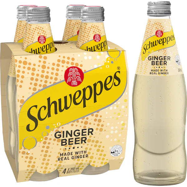 Schweppes Ginger Beer 300ml 4Pk