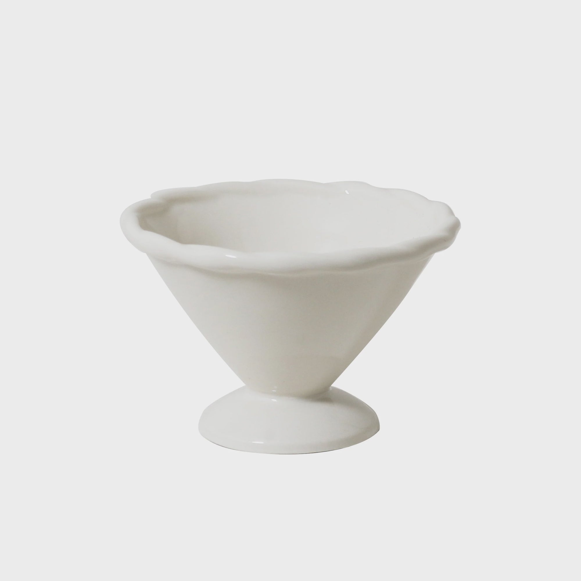 Vintage Table Elevated Condiment Bowls Set 3 / Vanilla