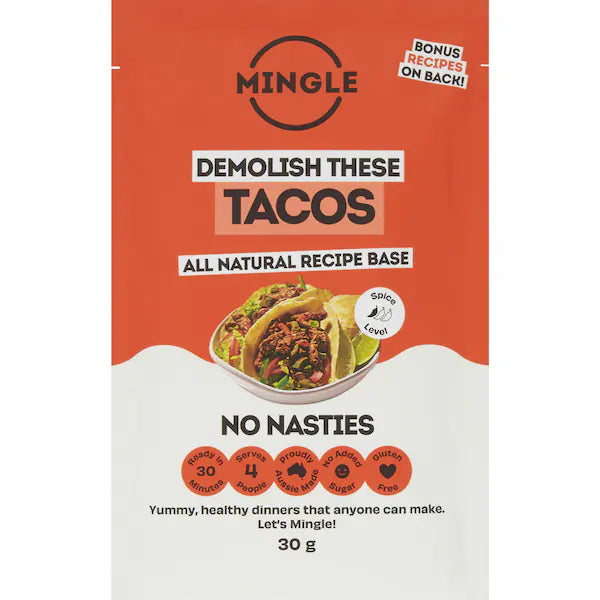 Mingle Tacos  All Natural Recipe Base 30G