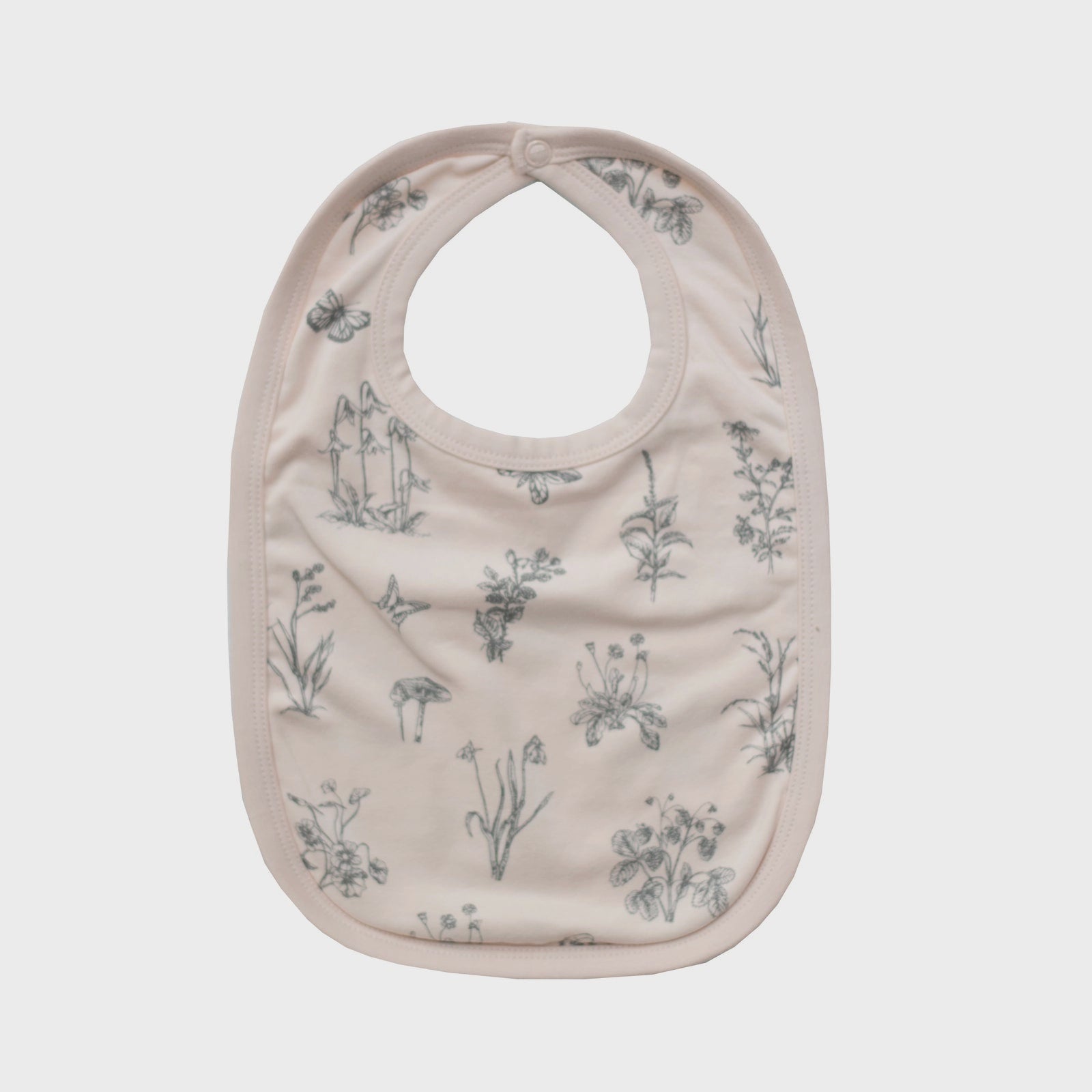 Burrow & Be Essential Bib - Blush Meadow