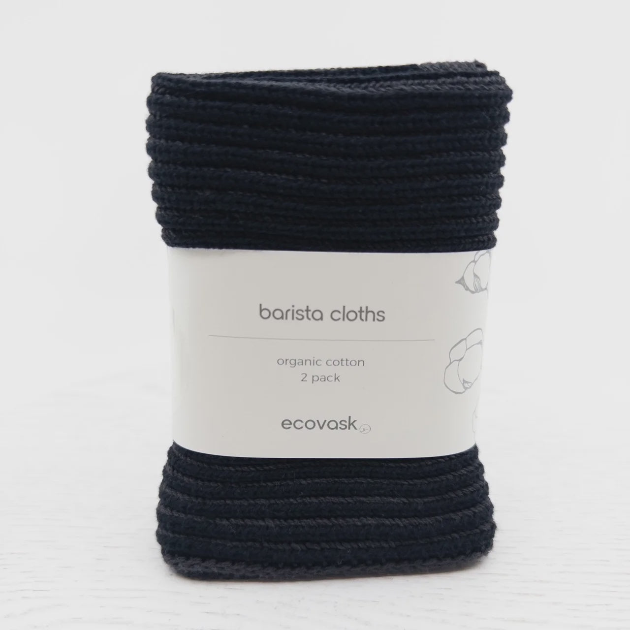 Ecovask Barista Cloths 2pk - Raven