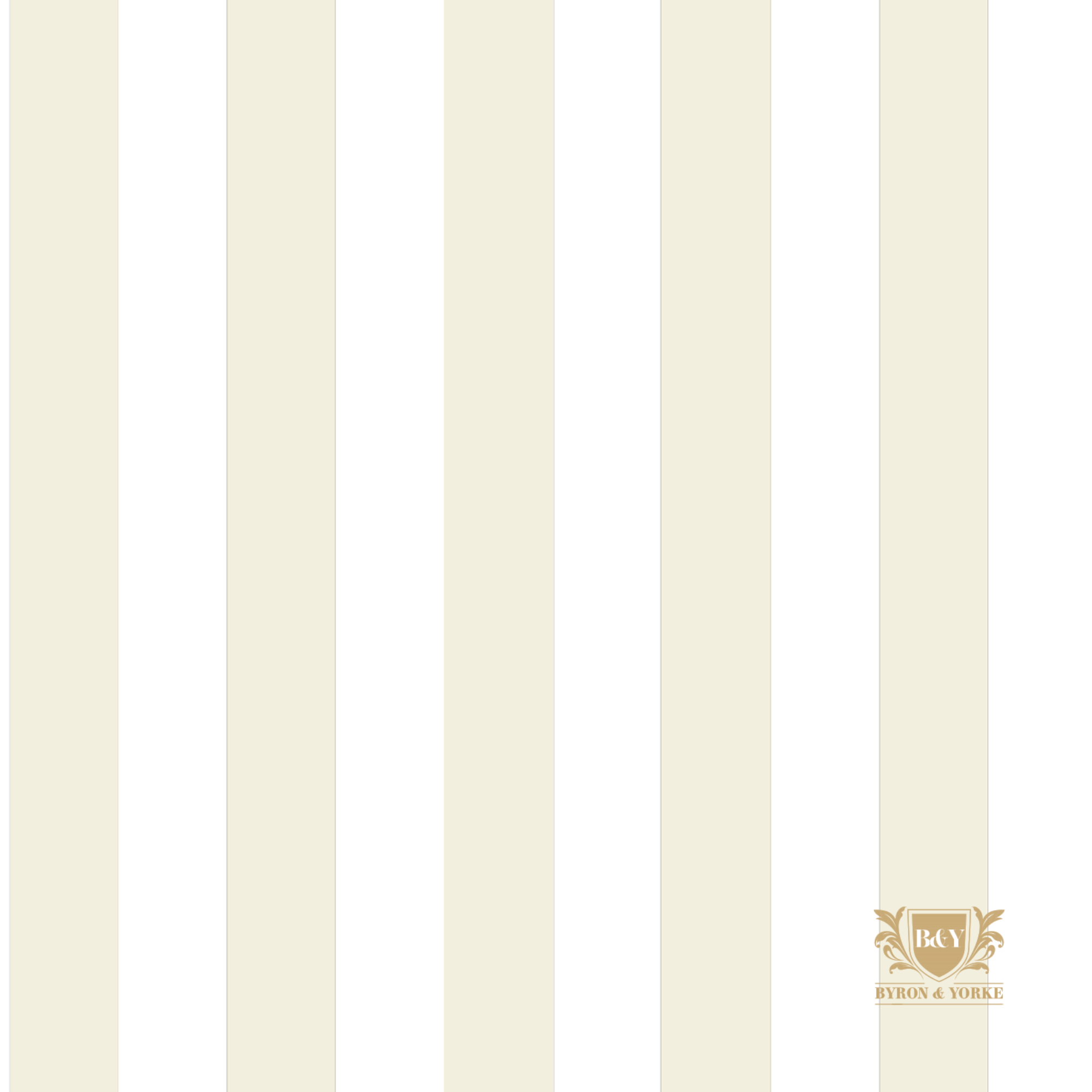 Byron & Yorke Cocktail Napkin  Beige Stripe