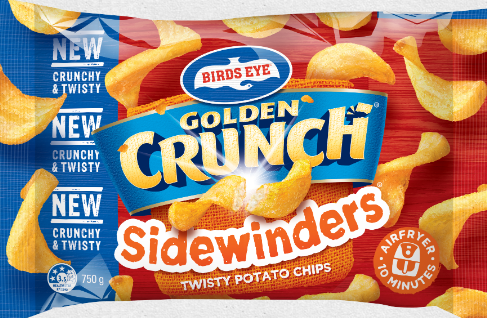 Birds Eye Golden Crunch Sidewinders 750g