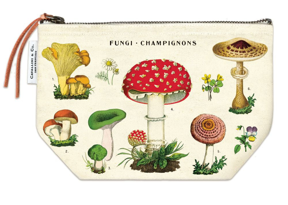 Cavallini & Co Pouch - Mushroom