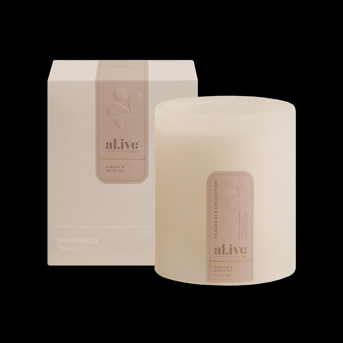 Alive Apricot & Sweet Fig Soy Candle 295g