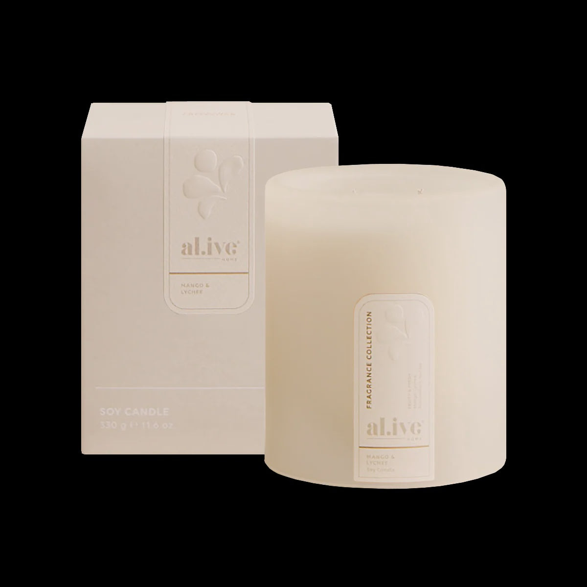 Alive Mango & Lychee Soy Candle 295g