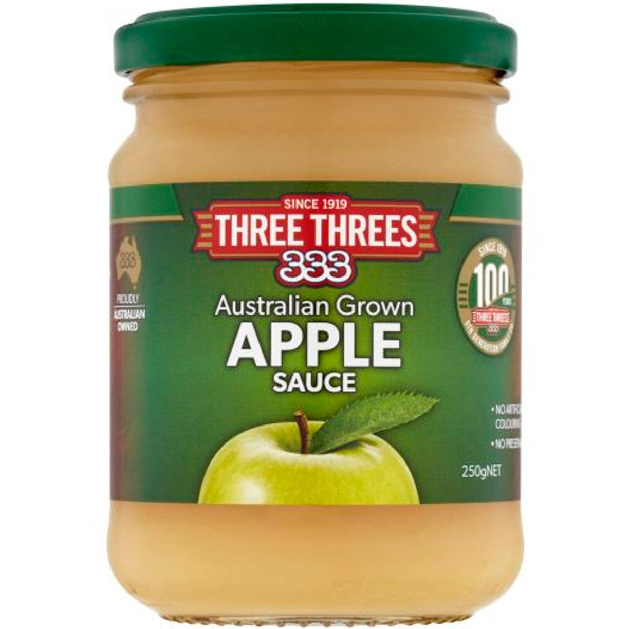 Three Threes Apple Sauce 250g