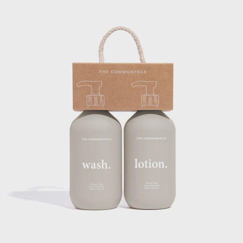 Keep It Simple Wash+Lotion Kit - Pumice - Sage Saffron + Amber