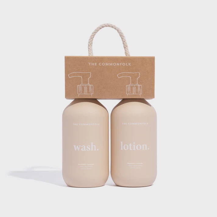 Shampoo + Conditioner Kit- Keep It Simple - NUDE- Geranium + Lavender