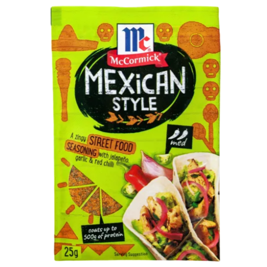McCormick Street Food Mexican Style Seasoning 25g