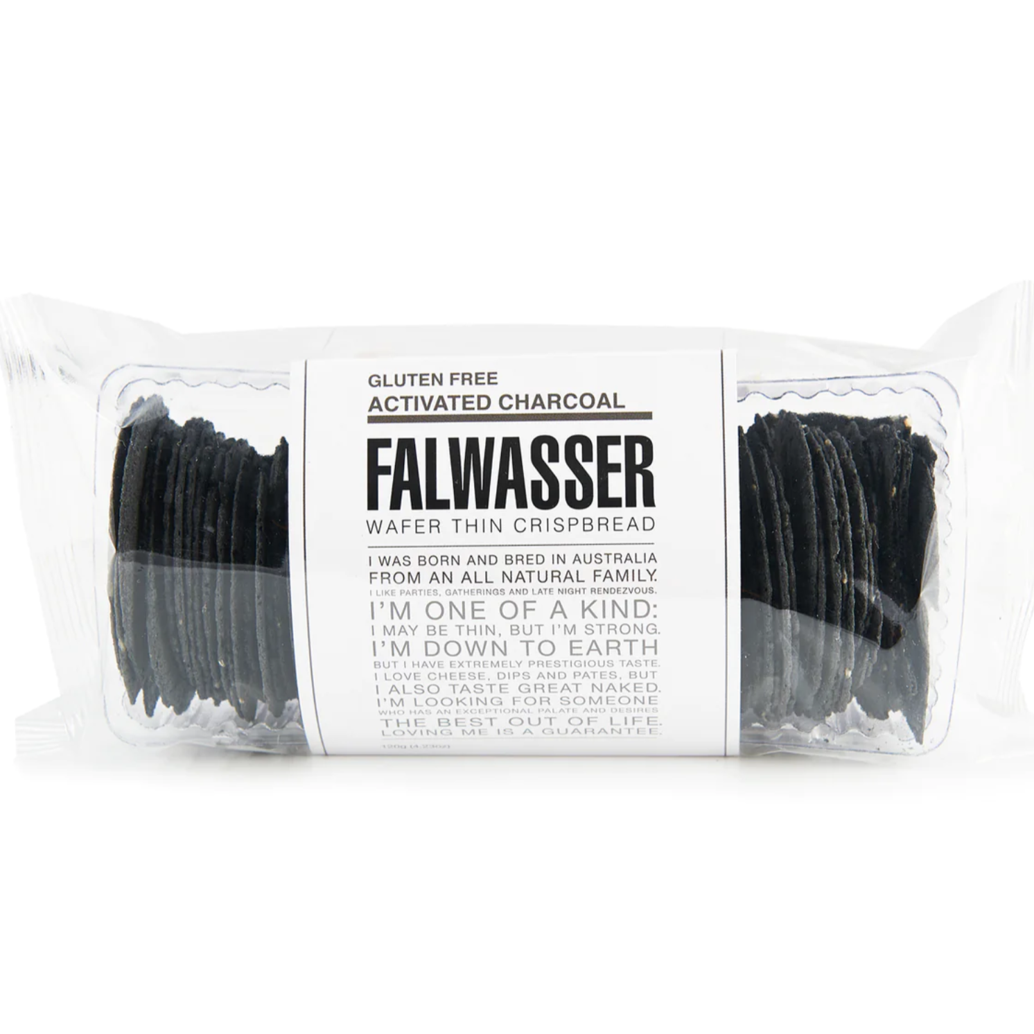 Falwasser Activated Charcoal Crispbread 120g