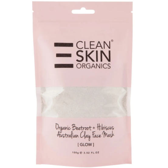 Clean Skin Organics GLOW Clay Face Mask 100g