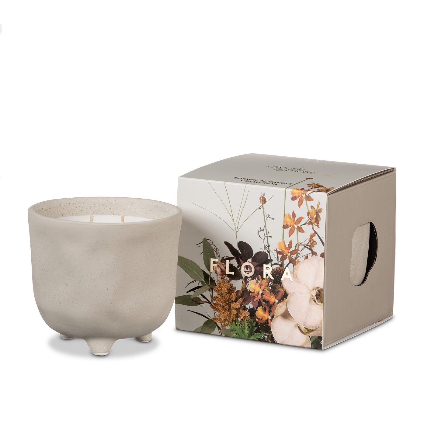 Myrtle & Moss Botanical Candle - Flora Grey