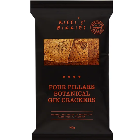 Ricci's Four Pillars Botanical Gin Crackers 100g