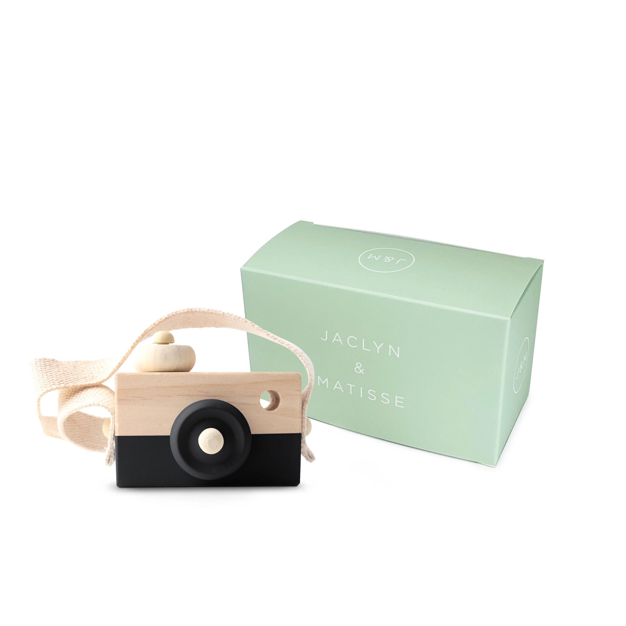 Wooden Camera Toy - Black Onyx