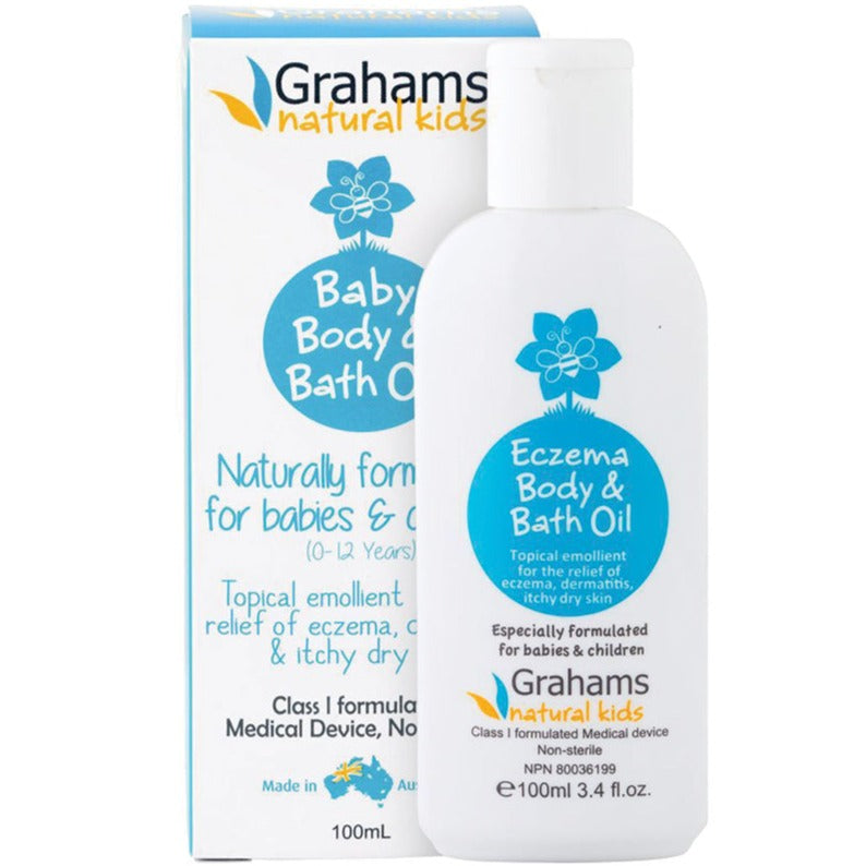 Grahams Natural Baby Eczema Bath Oil