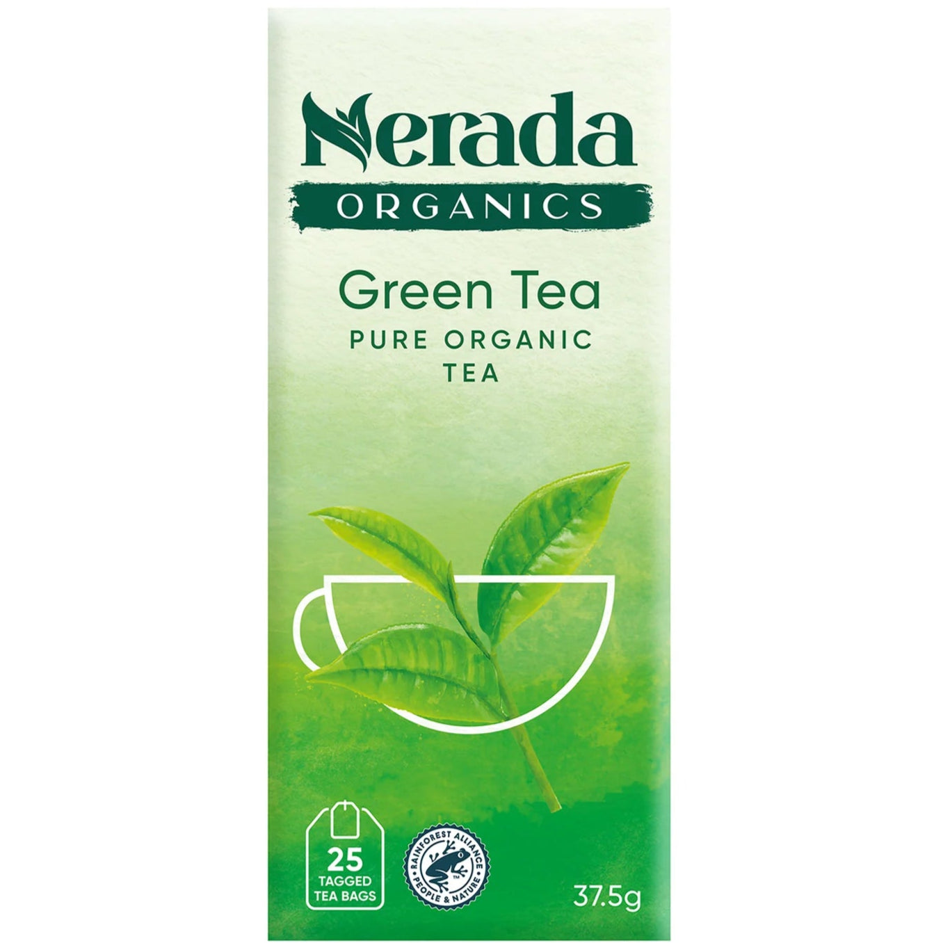 Nerada Organics Green Teabags 25pk