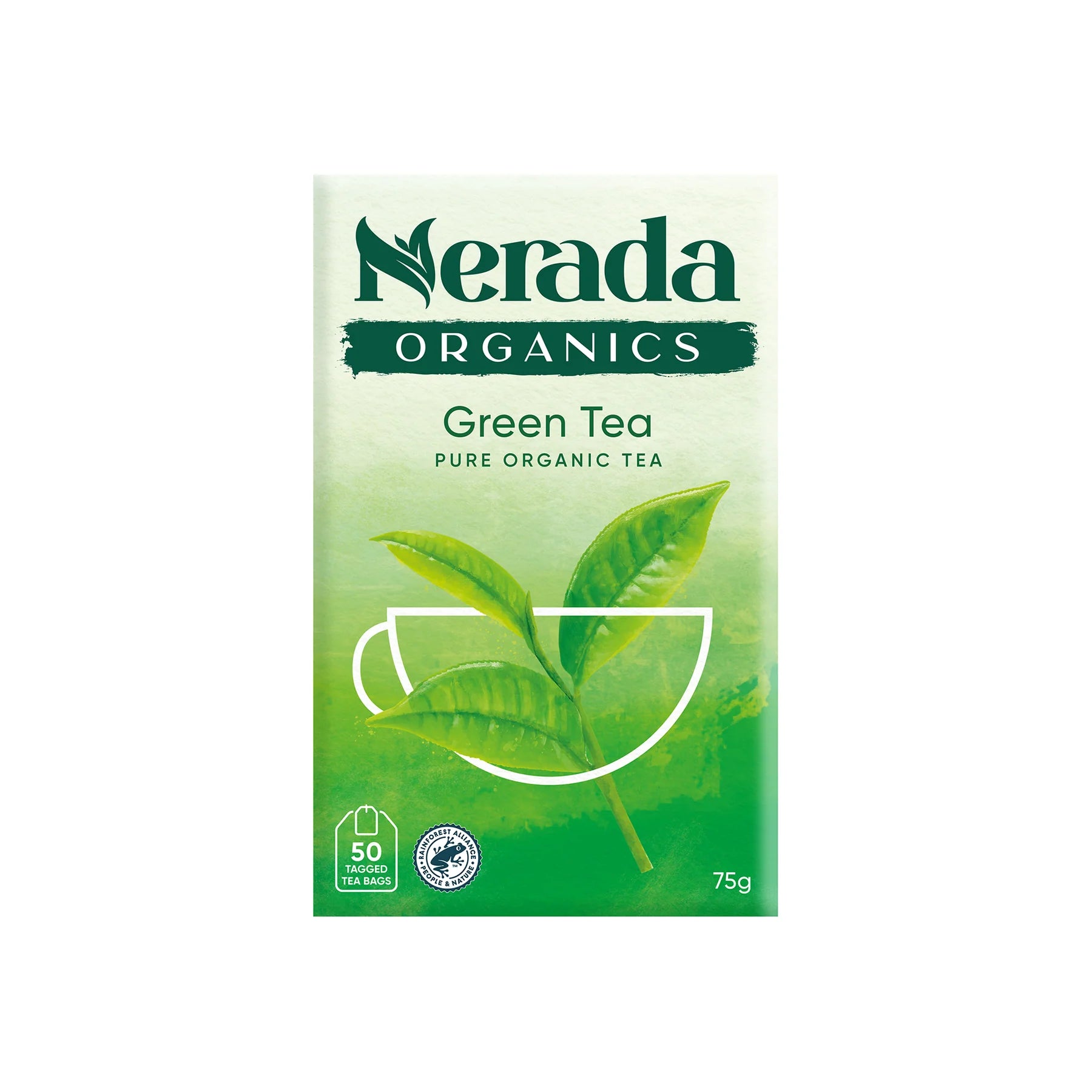 Nerada Organics Green Teabags 50pk