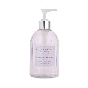 Peppermint Grove Hand & Body Wash Patchouli & Bergamot 500ml