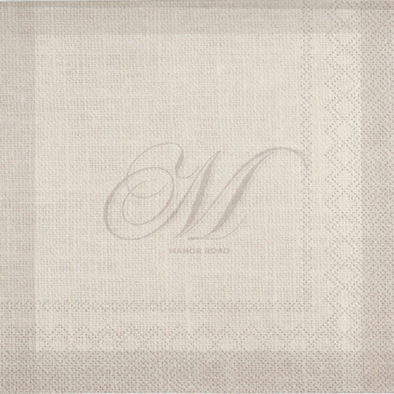 Manor Road Cocktail Linen ( Monogram  Beige) 20pk