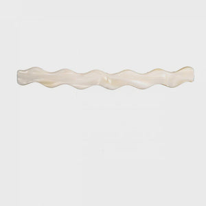 Zig Zag White Alba Hair Clip