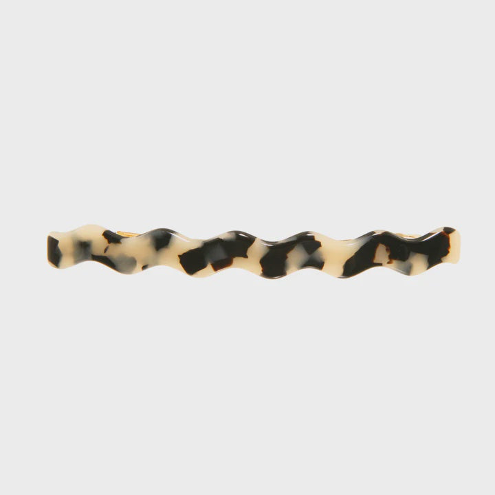 Zig Zag Light Tortoiseshell Hair Clip