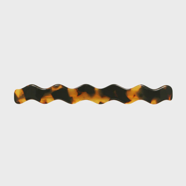 Zig Zag Dark Tortoiseshell Hair Clip