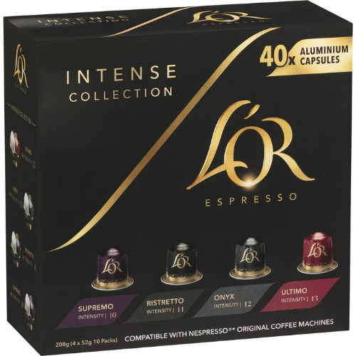 L'or Espresso Intense Variety Coffee Capsules 40pk