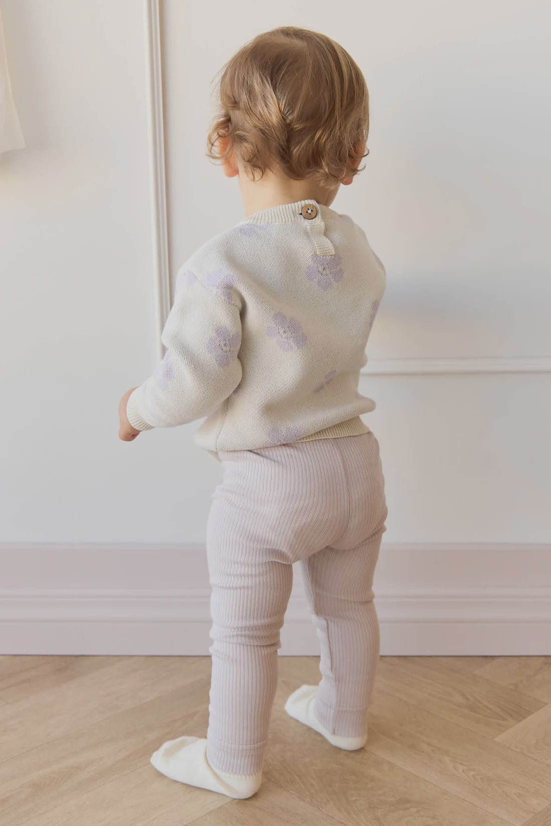 JK Organic Cotton Modal Everyday Legging - Luna 6-12m