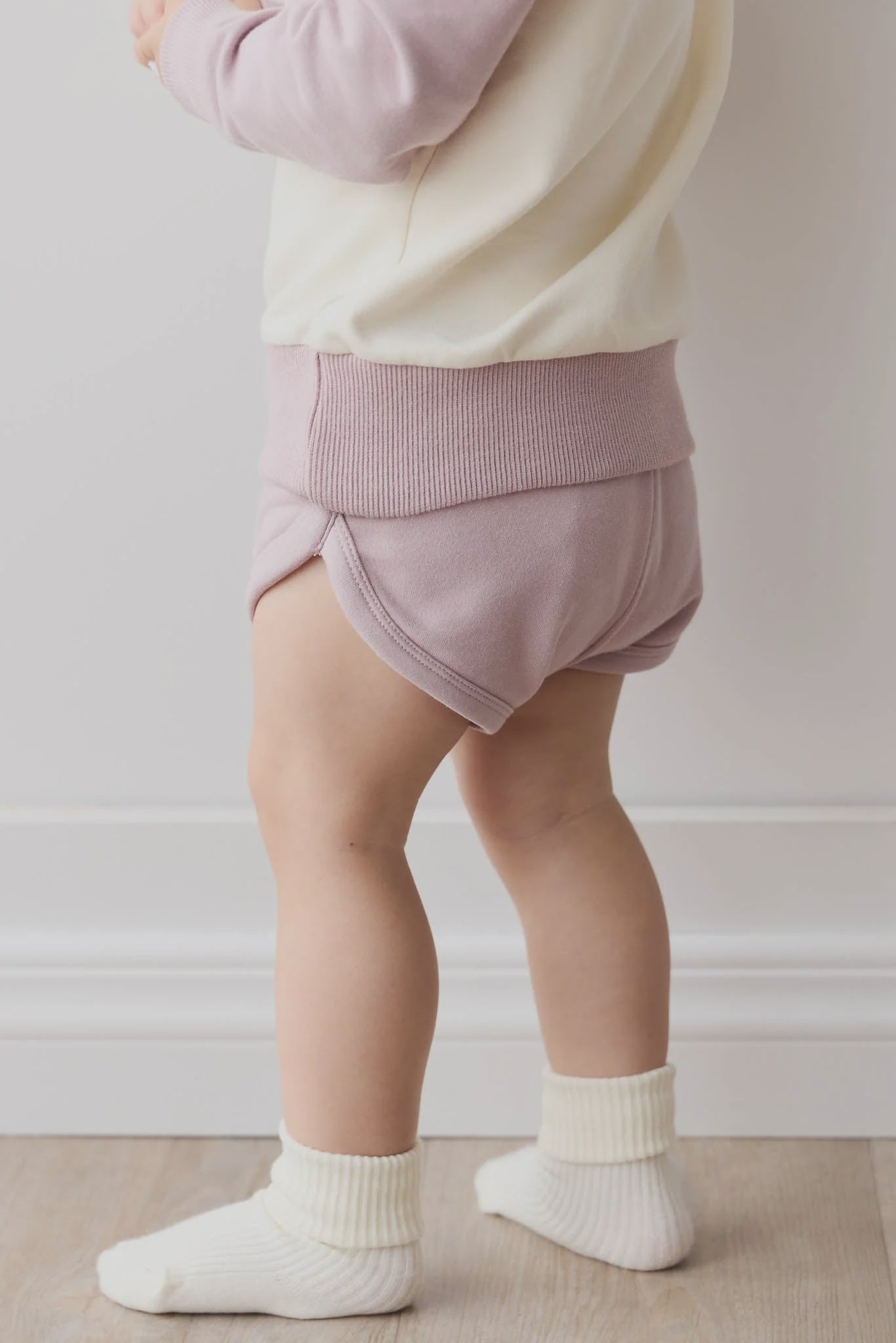 JK Organic Cotton Ivy Shortie - Heather Haze 1YR