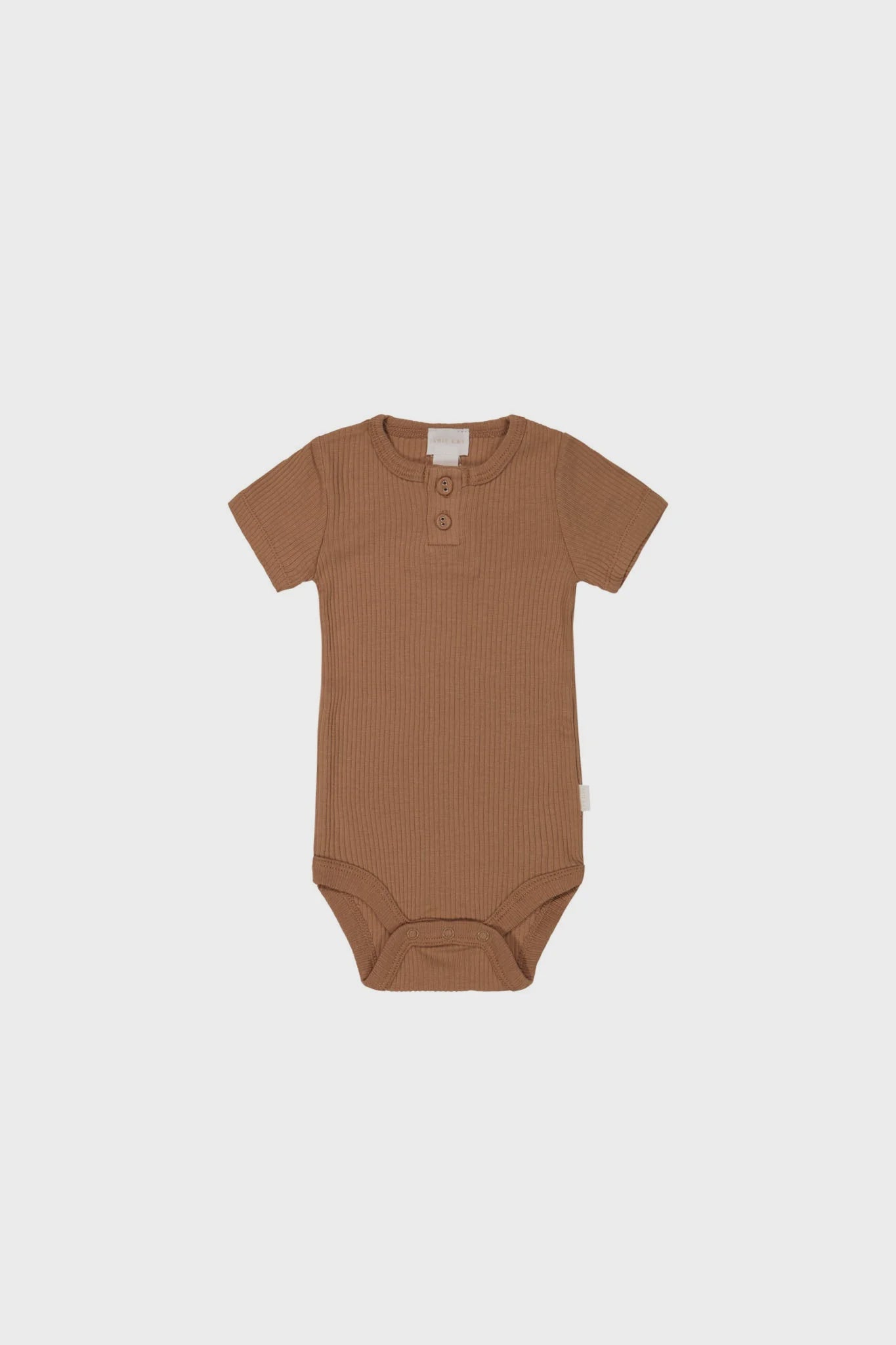 JK Organic Cotton Modal Darcy Rib Tee Bodysuit - Baker 2YR