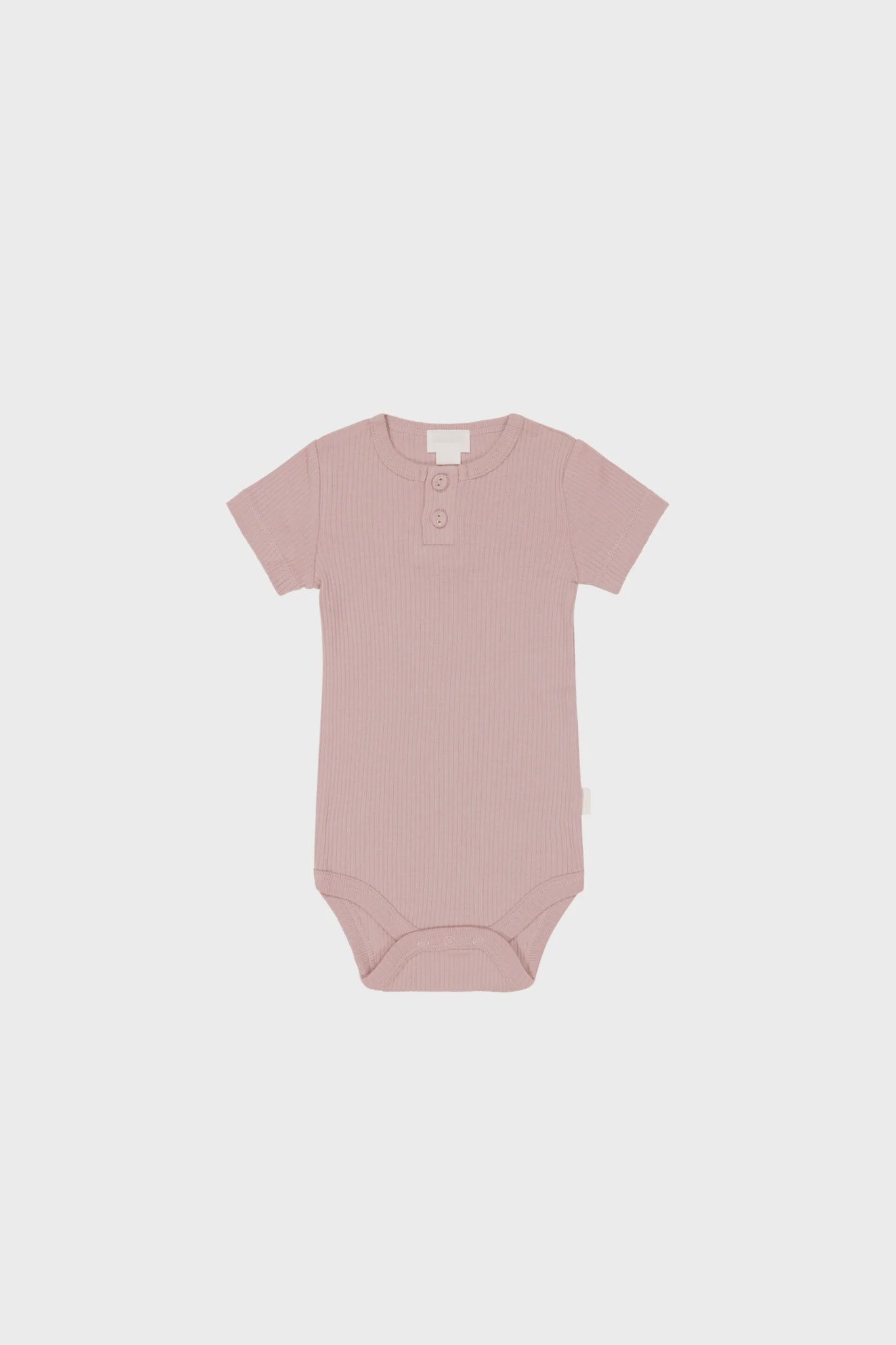 JK Organic Cotton Modal Darcy Rib Tee Bodysuit - Doll NB