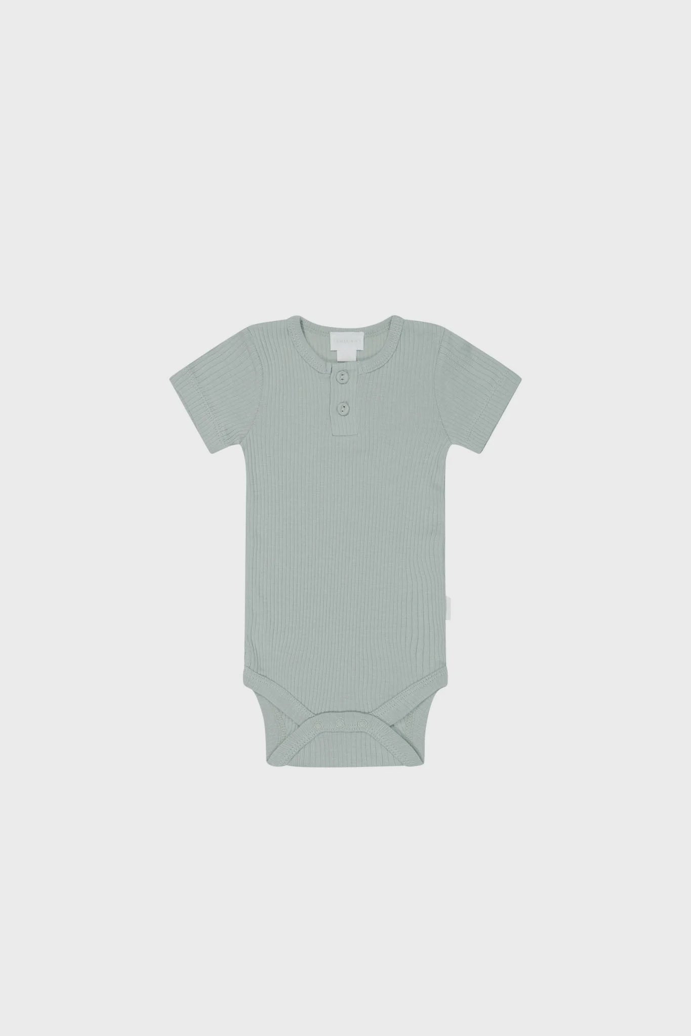 JK Organic Cotton Modal Darcy Rib Tee Bodysuit - Mineral 2YR