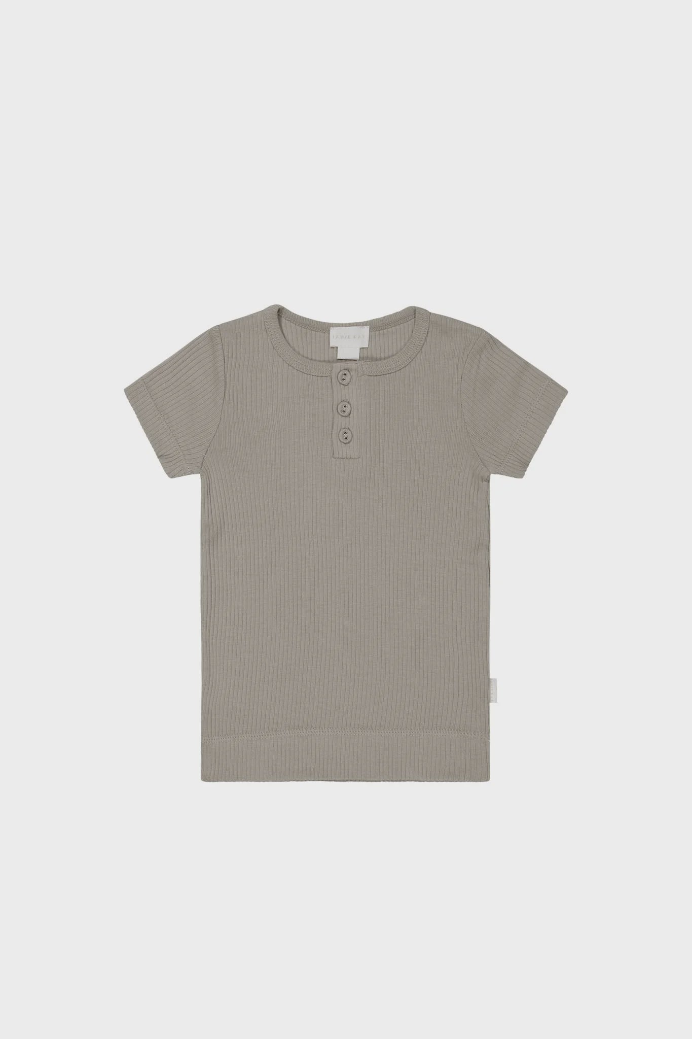 JK Organic Cotton Modal Henley Tee - Milford 5YR