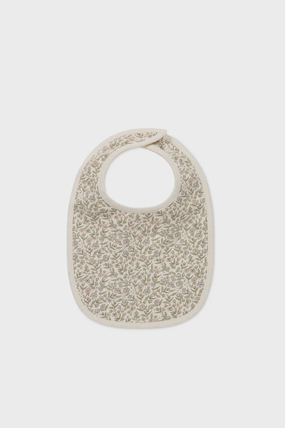 Organic Cotton Bib - Ariella Eggnog