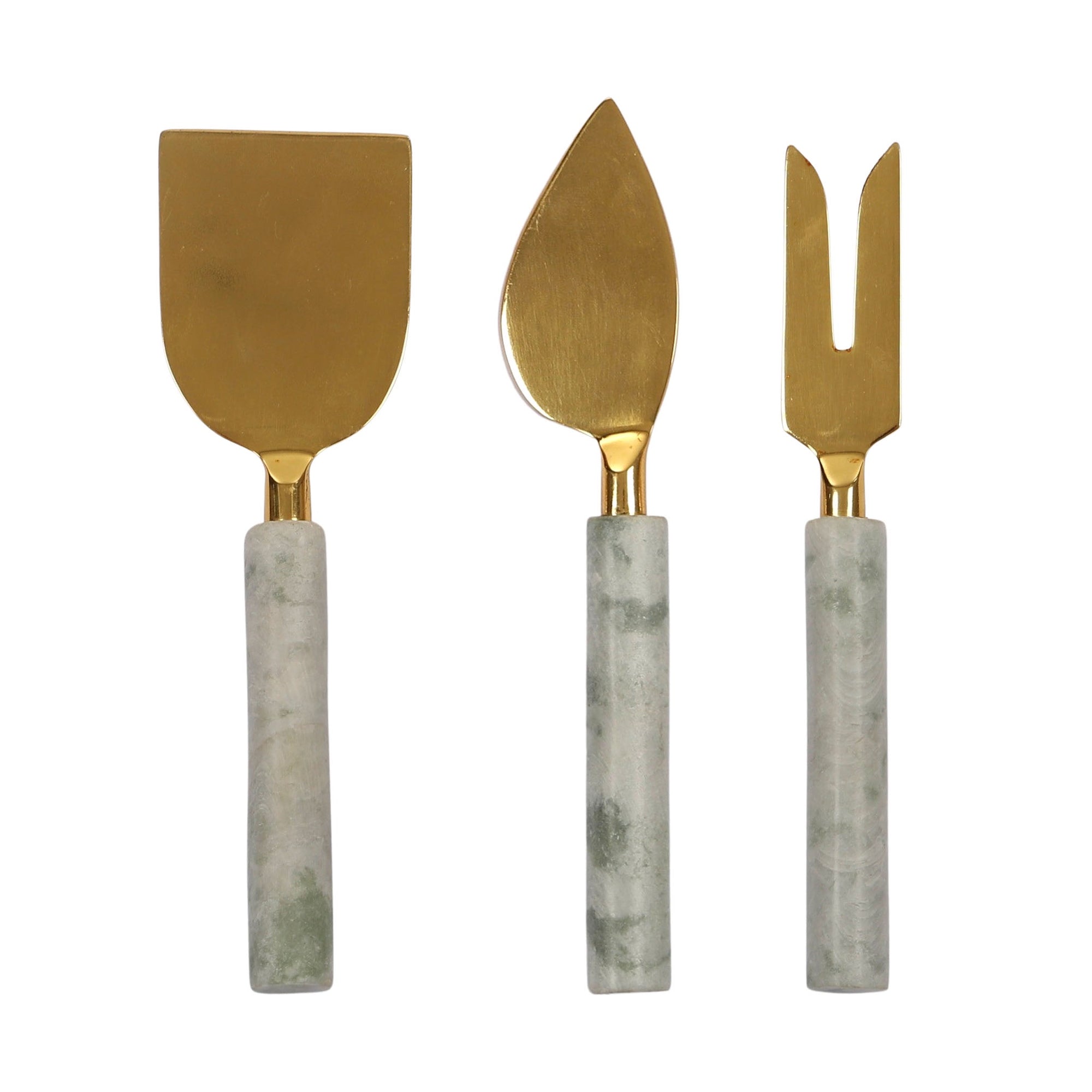 Mist Marble Cheese Knives Set Of 3