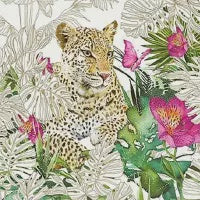 Cocktail Napkin Leopard