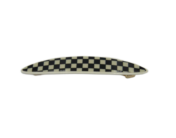 Maya Barrette Black and White Checker