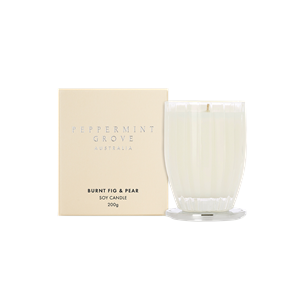 Peppermint Grove Candle 200g- Burnt Fig & Pear