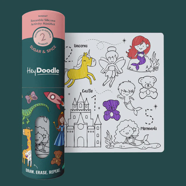 Hey Doodle Sugar & Spice Mini Colouring & Doodle Mat