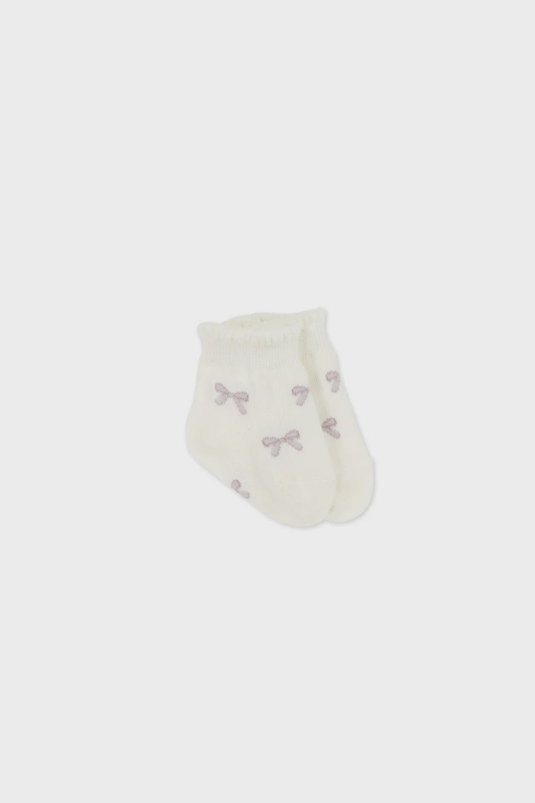 JK Mirabel Sock - Ballet Bow Egret 1-2 yr