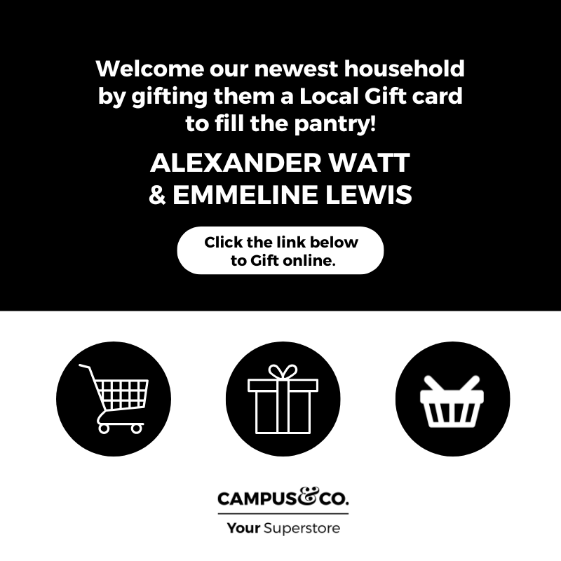 Gift Card for Alexander Watt & Emmeline Lewis