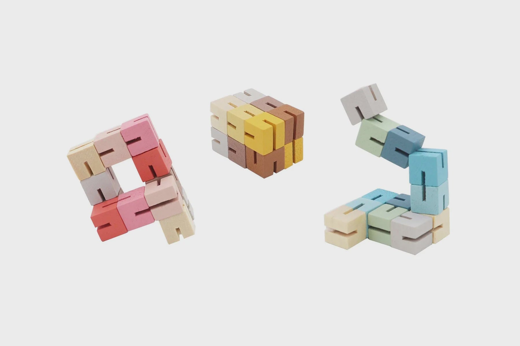 Twist & Lock Blocks Blue Tones - Baby Lars