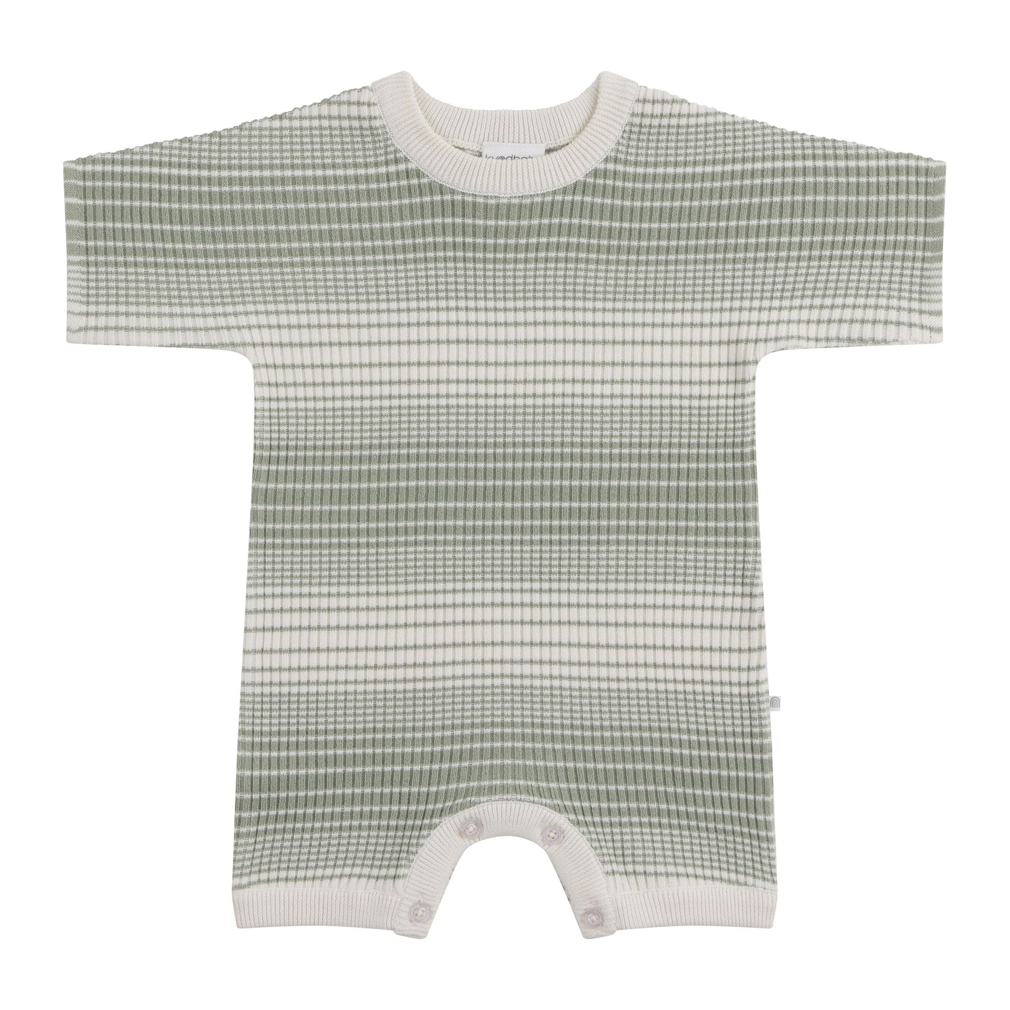 Slouchy Rib Knit Romper Forest Sage Size 00