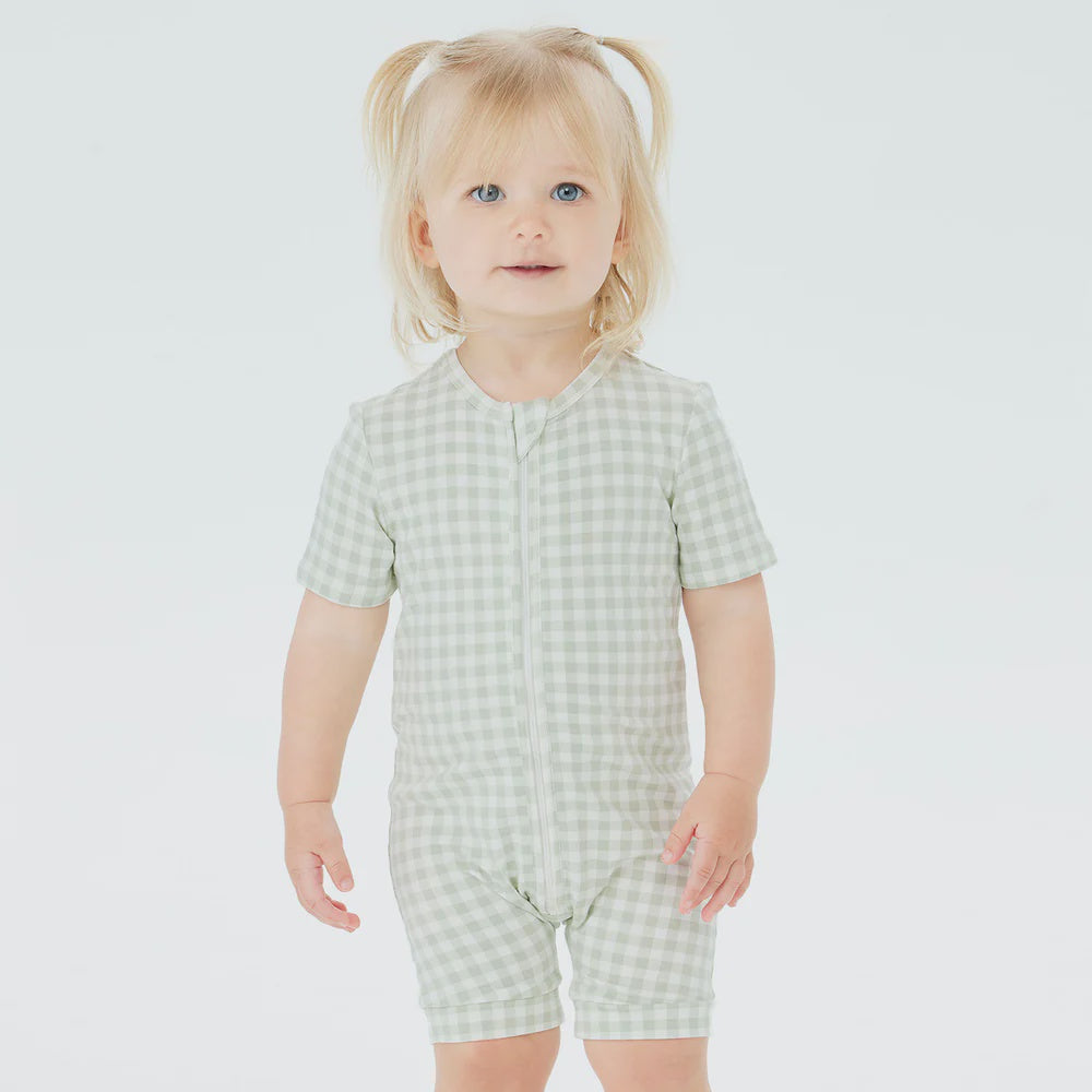 Day or Night Onesie Short Sleeve - Sage 00