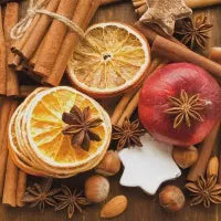 Oranges and Cinnamon - Luncheon Napkin