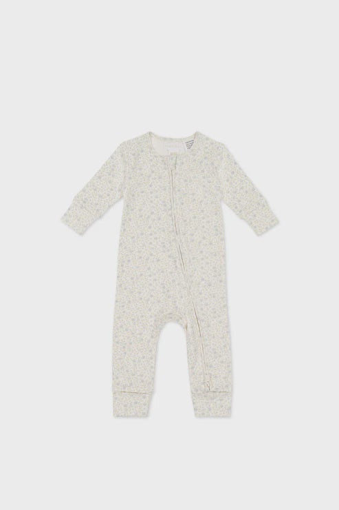 JK Organic Cotton Frankie Onepiece - Elodie Whisper White 3-6m