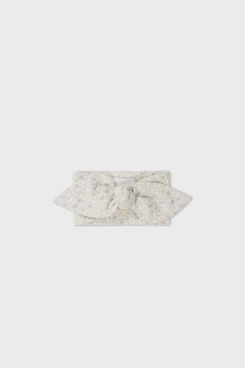 K Organic Cotton Headband - Elodie Whisper White BABY