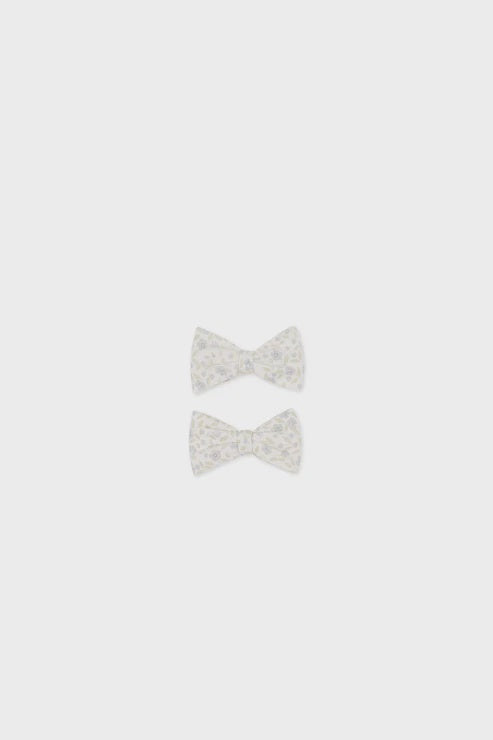 Noelle 2pk Bow - Elodie Whisper White