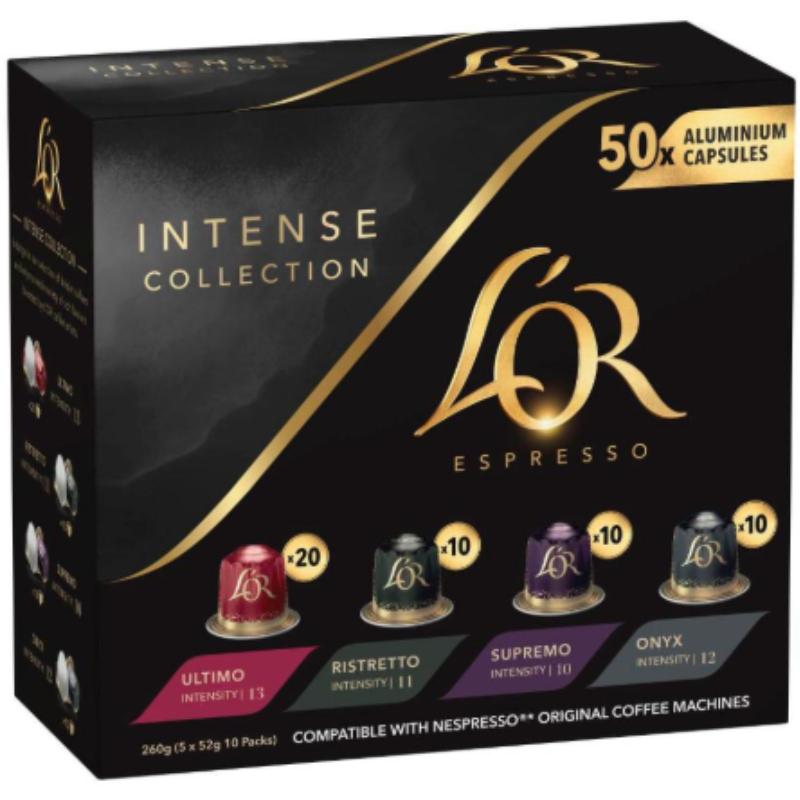 L'or Espresso Intense Collection Coffee Pods 50pk